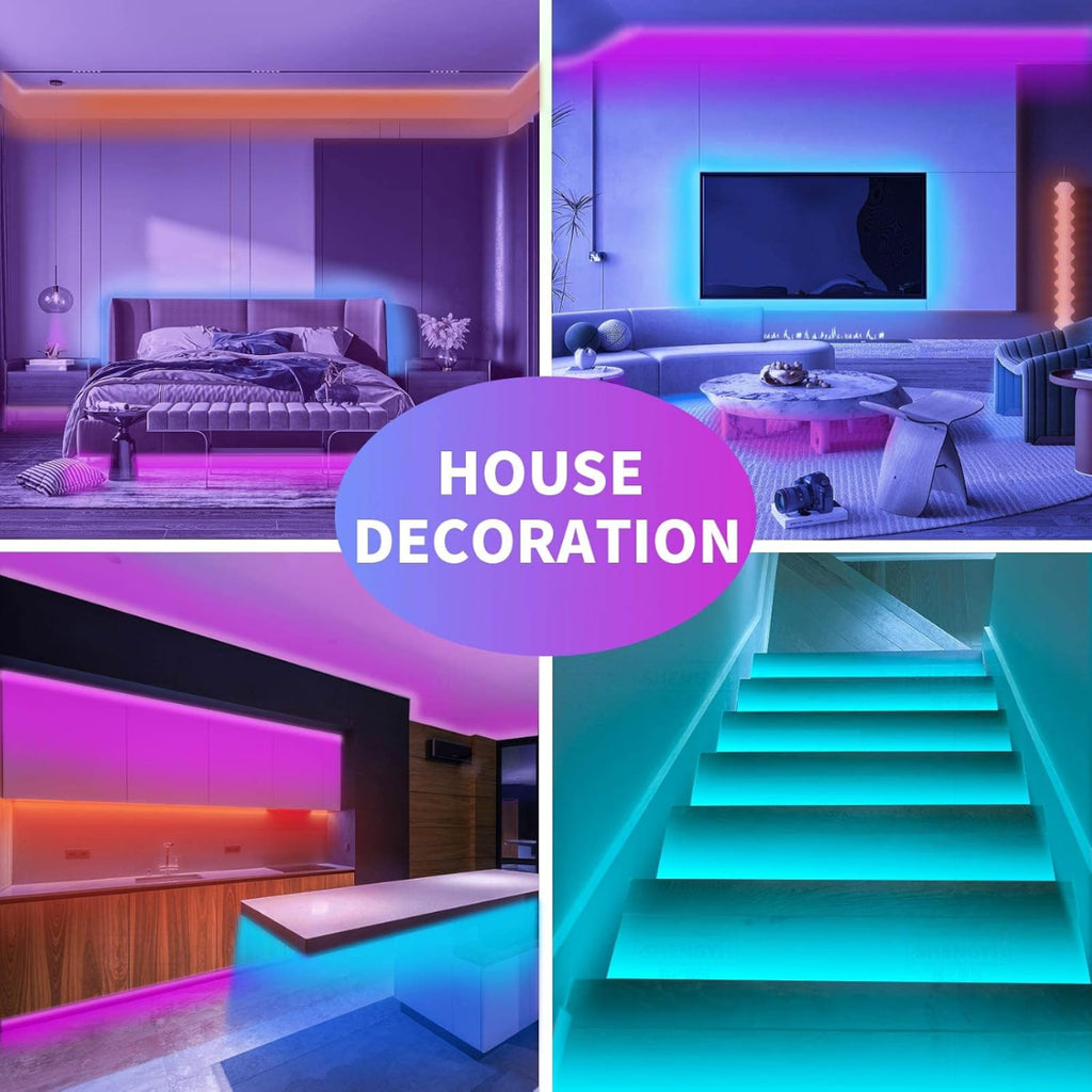 Remote Led Lights for Bedroom Room Lighting Flexible Home Decor