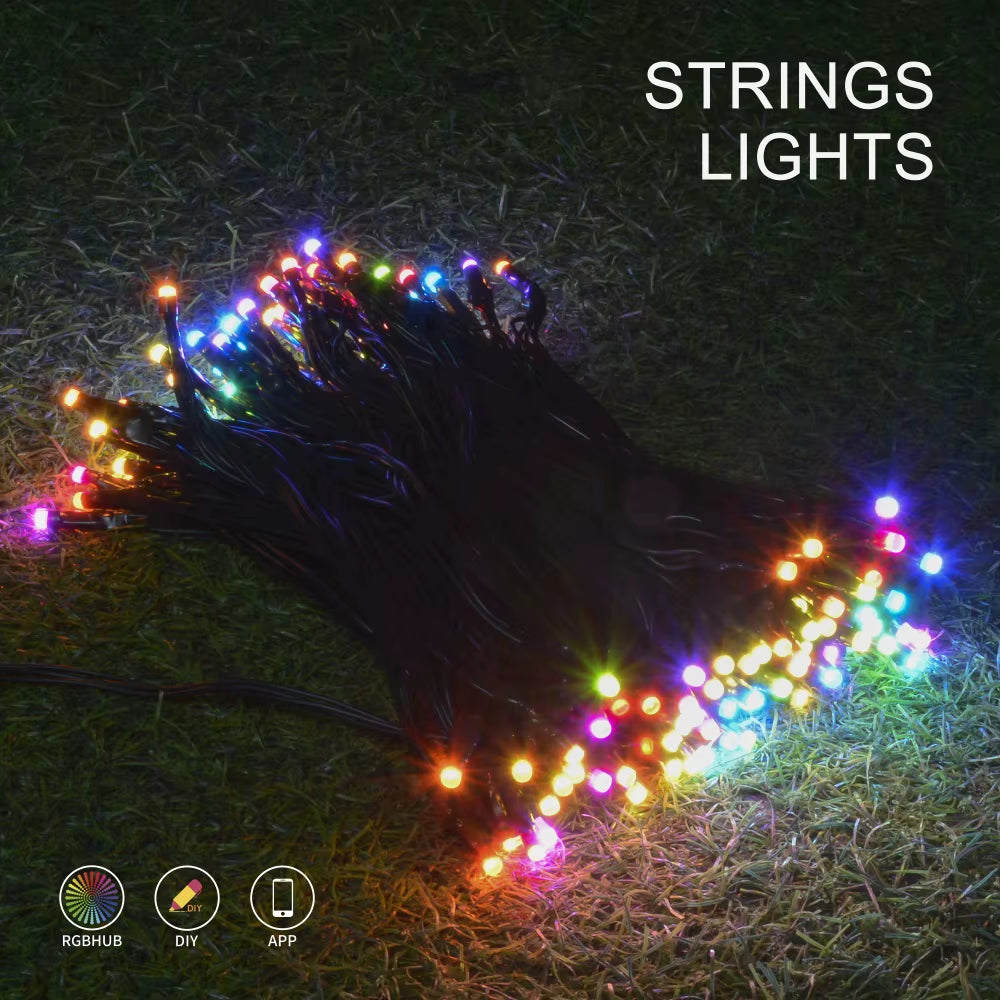 30M 300LED App Control String Light Festoon Garland Fairy Lights USB Christmas Xmas Wedding Decor 2025