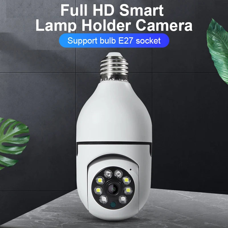 E27 2.4G Wifi IP Bulb Surveillance Camera Night Vision Wireless Home Cameras CCTV Video Security Protection Baby Mini Cam
