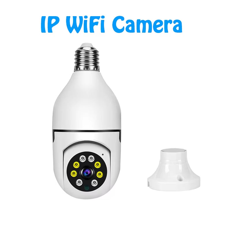 E27 2.4G Wifi IP Bulb Surveillance Camera Night Vision Wireless Home Cameras CCTV Video Security Protection Baby Mini Cam